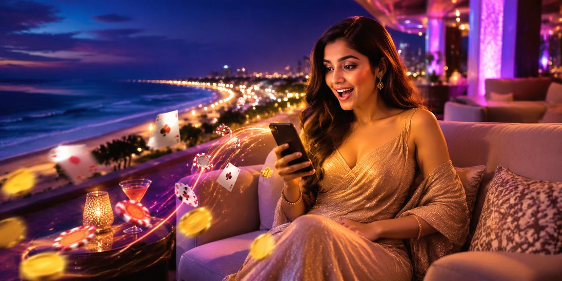 Chennai Marina Beach with players enjoying Andar Bahar